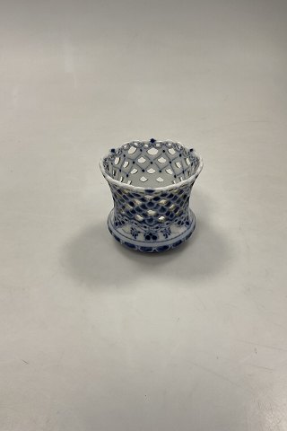 Royal Copenhagen Blue Fluted Full Lace Vase No 369