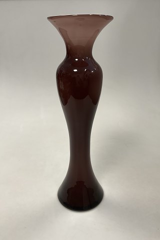 Holmegaard Vase in Purple glas
