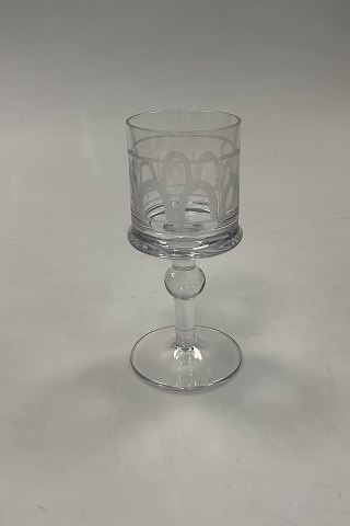 Kosta Boda Husar White Wine Glass by Bertil Vallien