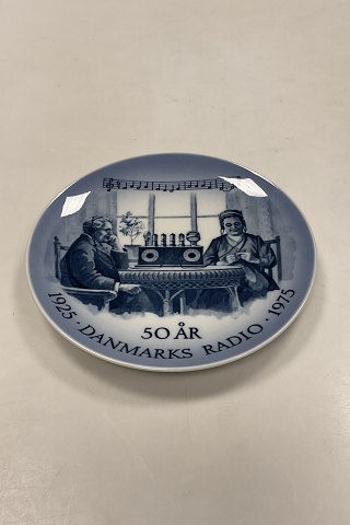 Royal Copenhagen Commemorative Plate for the 50th jubilee of the Danish National 
Radio 1925 - 1975