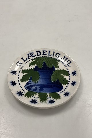 Royal Copenhagen 2010 Plaquette Merry Christmas with colours