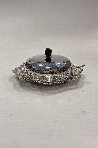 E.P.N.S. de Montfort Silver Plate Butter Dish