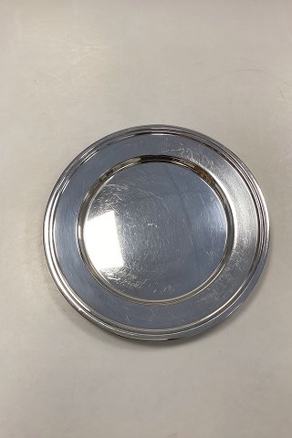 Set of 5 Danish Victoria Silver Plated Tray