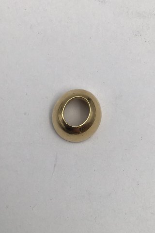 Georg Jensen 18K Gold Pendant No 1495 Eclipse