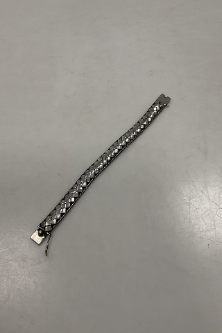 Sterling Silver Bracelet with Close Ornamentation