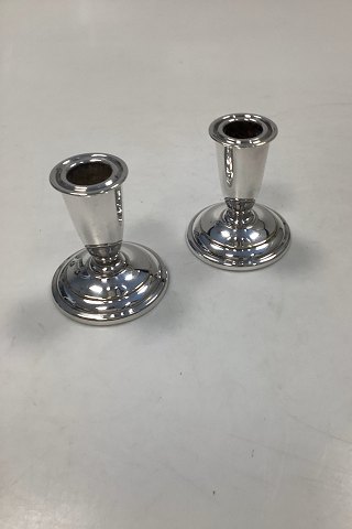 Pair of Candlesticks in Silver Plated