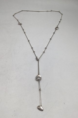 Georg Jensen Sterling Silver Necklace No. 444 Pebbles Lina Falkesgaard