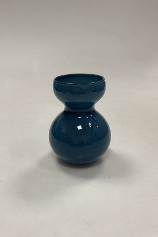 Gray-blue Opaque Flower Bulb Vase Holmegaard / Kastrup /Fyens Glassworks