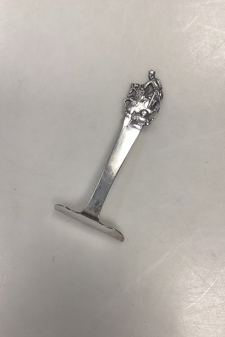 H.C. Andersen Fairy Tale Pusher in Silver. The Tinder-Box