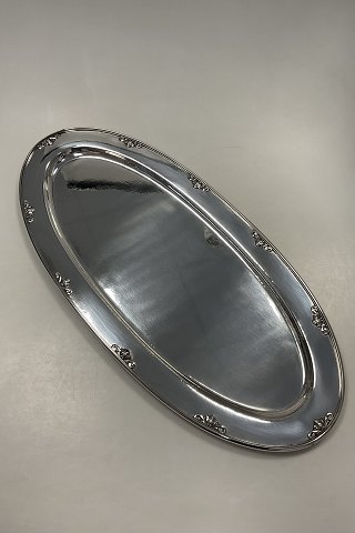 Georg Jensen Sterling Silver Acorn Fish Platter No. 642 U