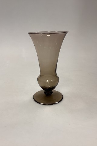 Holmegaard Vase, trumpet shape on foot