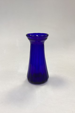 Cobalt blue Flower Bulb Vase Holmegaard / Kastrup /Fyens Glassworks