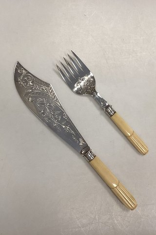 English Silver Plated Fish Serving Set