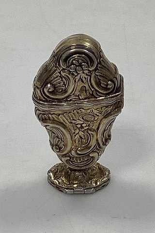 Antique LS Snuff box of gilded provincial silver