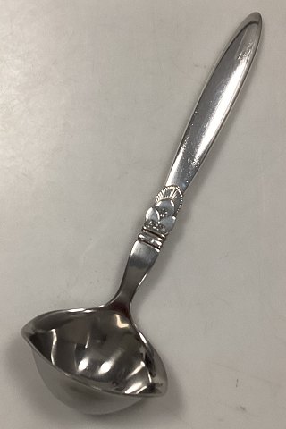 Georg Jensen Kaktus Sterling Silver / Steel Gravy Spoon No. 154.