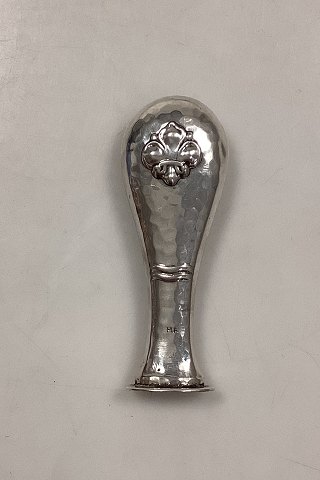 Danish French Lily Silver Signet from H. Fischer