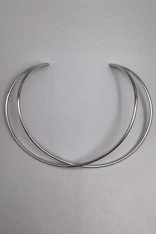 Georg Jensen Sterling Silver Neck Ring No. 554 Alliance