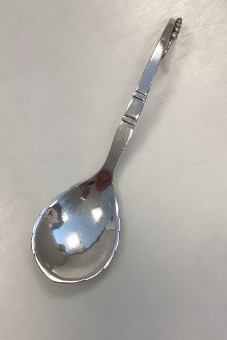 Georg Jensen Silver Ornamental  Serving Spoon No. 76