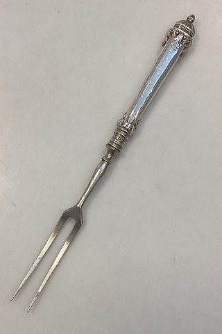 Russian Cold Meat Fork Silver