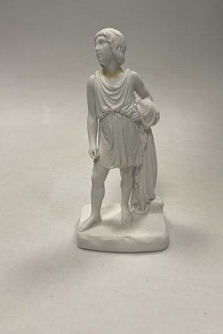 Bing and Grondahl Bisque Thorvaldsen Figurine of a Standing Boy No. 46