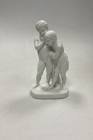 Bing and Grøndahl John the Baptist. Figurine of 2 Children No. 49