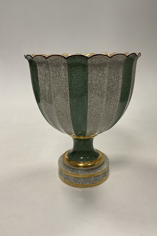 Royal Copenhagen Crackle Footed Vase / Bowl No. 619 / 3138