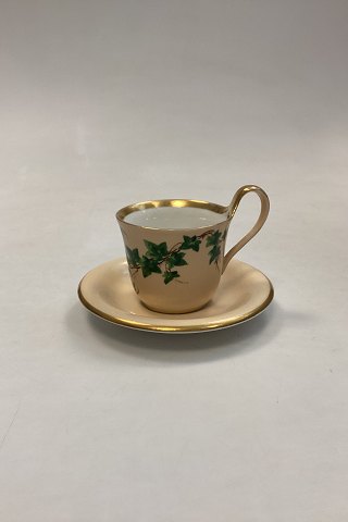 Antique Royal Copenhagen Ivy Coffee Cup with high handle