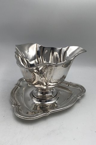 P. Ørsnes Silver Triangular Gravy Boat (1921)