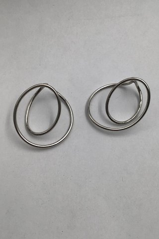 Hans Hansen Sterling Silver Earrings (Swing)