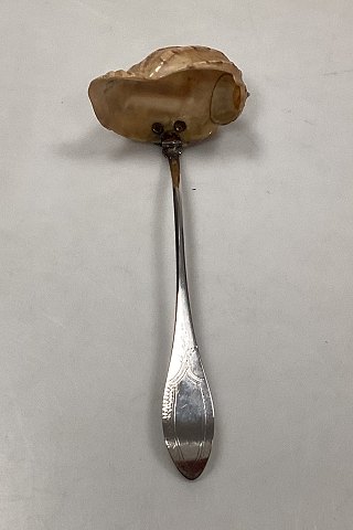 Ornamental Decorative Spoon in Silver 1832  with Snail Shell