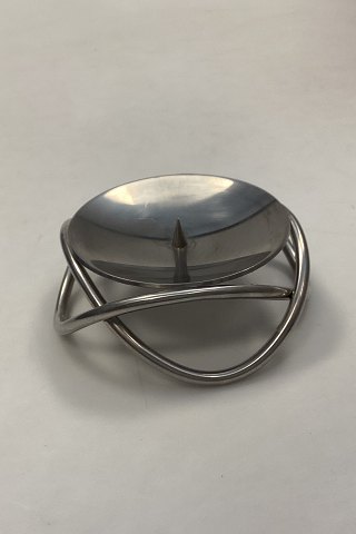 Georg Jensen Candlestick in Stainless Steel