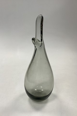 Holmegaard Duckling / Beak Vase with smoked glass