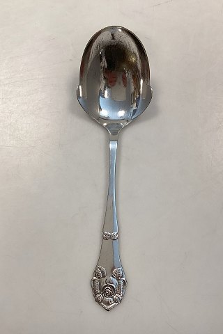 O. V. Mogensen Rose Silver Plated Serving Spoon
