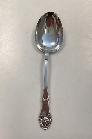 O. V. Mogensen Rose Silver Plated Medium/Large Serving Spoon
