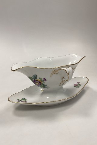 Royal Copenhagen Saxon Flower Light Sauce Boat No. 1650