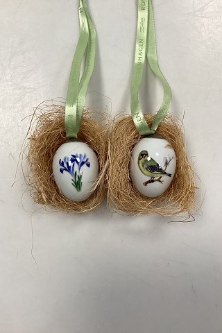 Royal Copenhagen Easter Egg - Iris and Greenfinch 2010