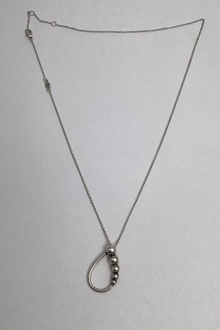Georg Jensen Sterling Silver Necklace Moonlight Grapes