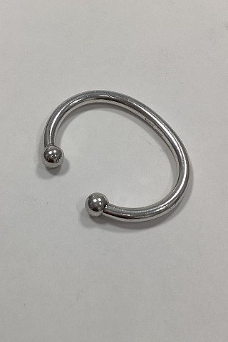 Modern open Armring in Sterling Silver from Dines Guldsmedie