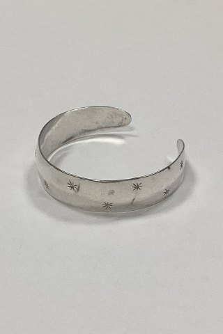 Open Armring in Sterling Silver by Henning Ulrichsen
