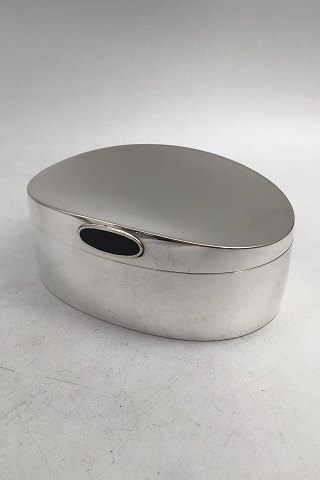 Hans Hansen Sterling Silver Oval Bonbonniere (KGH 1985 53/100)