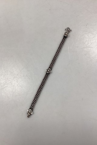 Bracelet in Sterling Silver with Ornamentation