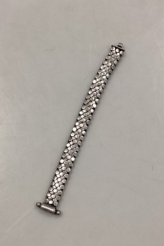 Sterling Silver Bracelet with Close Ornamentation