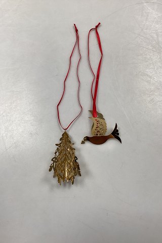 Georg Jensen Christmas Collectibles Ornament 2014 - Fir Tree and Dove