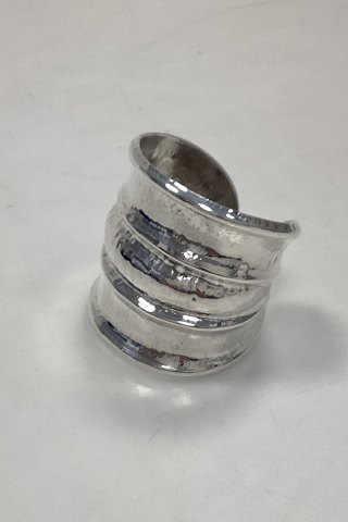 Jacob Hull Silver Plated open Bangle
