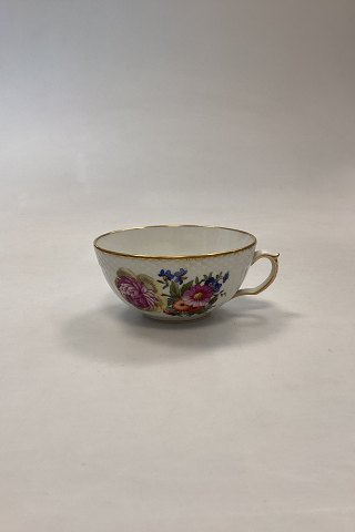 Royal Copenhagen Full Saxon Flower Teacup No. 1551