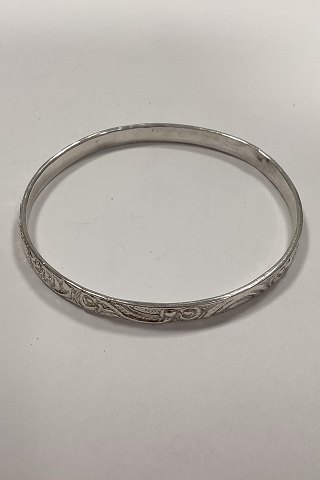 Mexican Armring Bangle in Silver