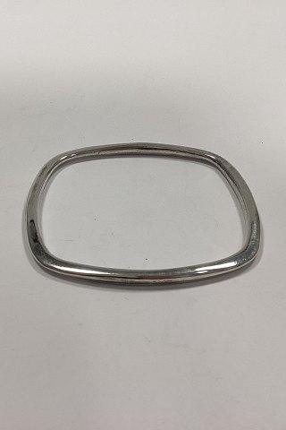 Modern Square shaped Armring Bangle in Silver