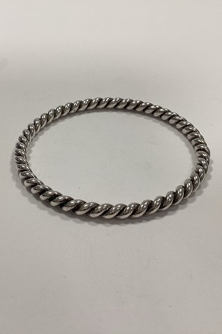 Modern Armring Bangle in Silver