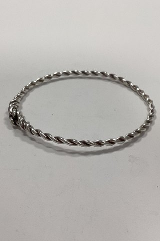 Modern Armring Bangle in Sterling Silver from Randers Sølvvarefabrik