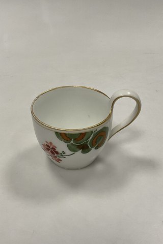 Royal Copenhagen Art Nouveau Pattern No. 225 Geranium Coffee Cup with high 
handle without saucer No. 9113